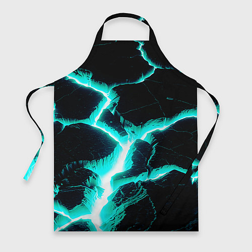 Фартук Color light blue black / 3D-принт – фото 1