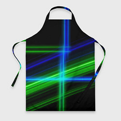 Фартук кулинарный Color blue black green, цвет: 3D-принт