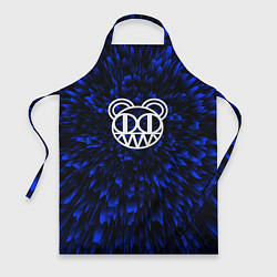 Фартук кулинарный Radiohead blue energy, цвет: 3D-принт