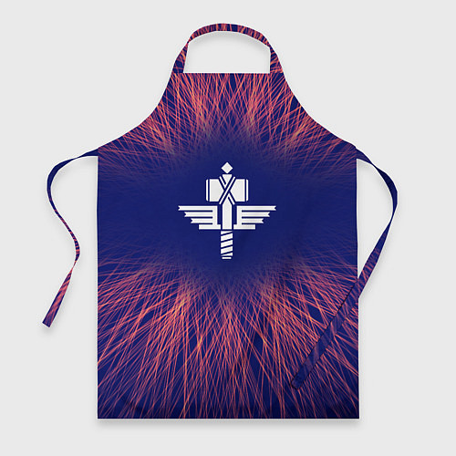 Фартук Manowar red energy / 3D-принт – фото 1