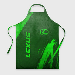 Фартук Lexus - green gradient вертикально