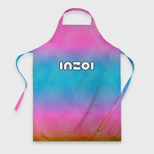Фартук Inzoi розово-голубой фон / 3D-принт – фото 1