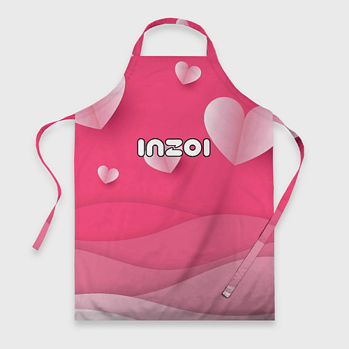 Фартук Inzoi розовые сердечки / 3D-принт – фото 1