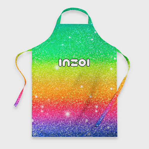 Фартук Inzoi блестящий радужный фон / 3D-принт – фото 1