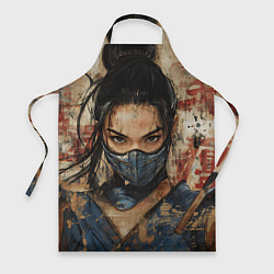 Фартук кулинарный Китана в китайском стиле, цвет: 3D-принт