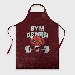 Фартук кулинарный Gym demon, цвет: 3D-принт