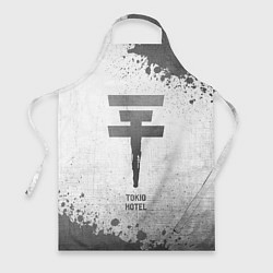 Фартук кулинарный Tokio Hotel - white gradient, цвет: 3D-принт