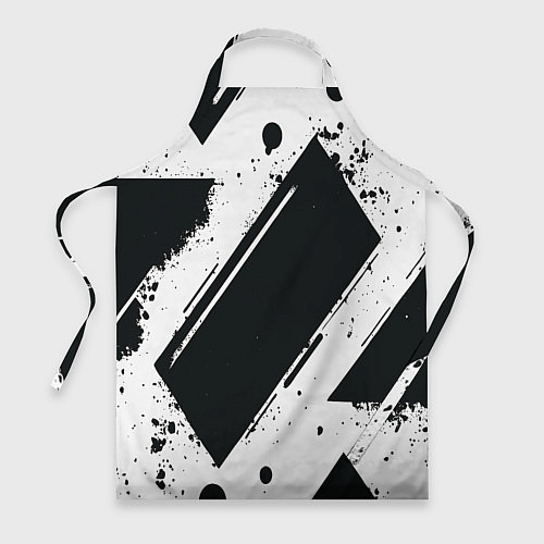 Фартук Color black white / 3D-принт – фото 1