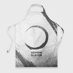 Фартук кулинарный Demon Slayer - white gradient, цвет: 3D-принт