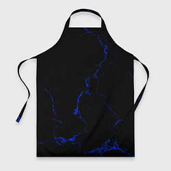 Фартук кулинарный Color black blue, цвет: 3D-принт