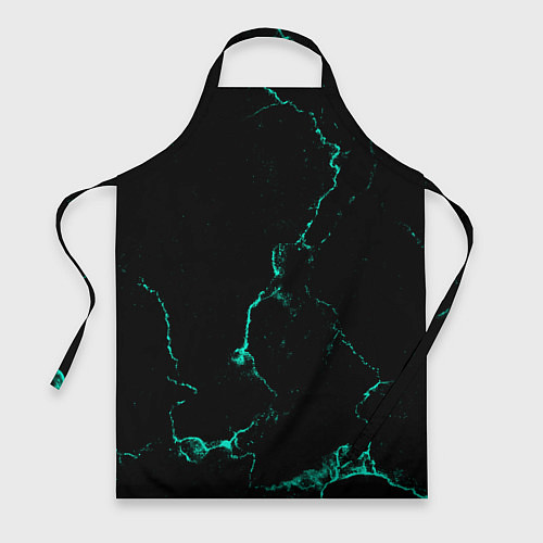 Фартук Color black turquoise / 3D-принт – фото 1