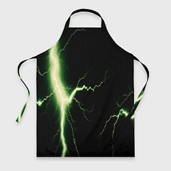 Фартук кулинарный Lightning yellow текстура, цвет: 3D-принт