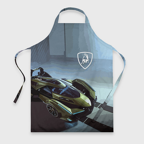 Фартук Lamborghini - motorsport extreme / 3D-принт – фото 1
