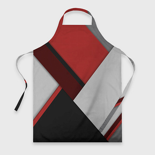 Фартук Color black red grey / 3D-принт – фото 1