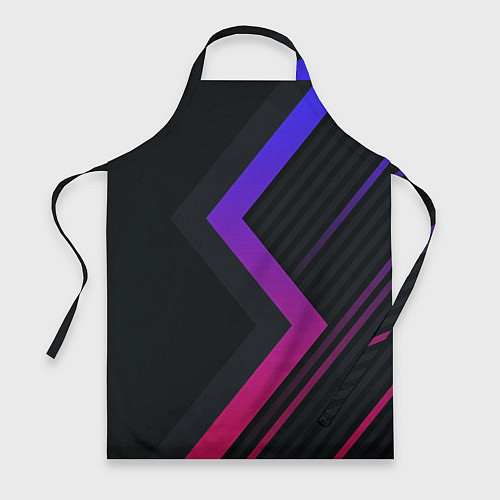 Фартук Color black line / 3D-принт – фото 1