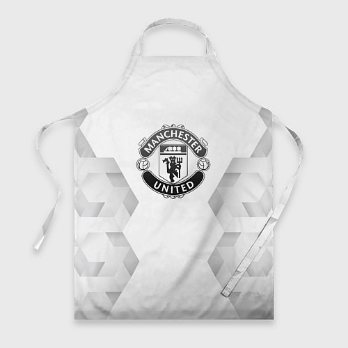 Фартук Manchester United white poly / 3D-принт – фото 1