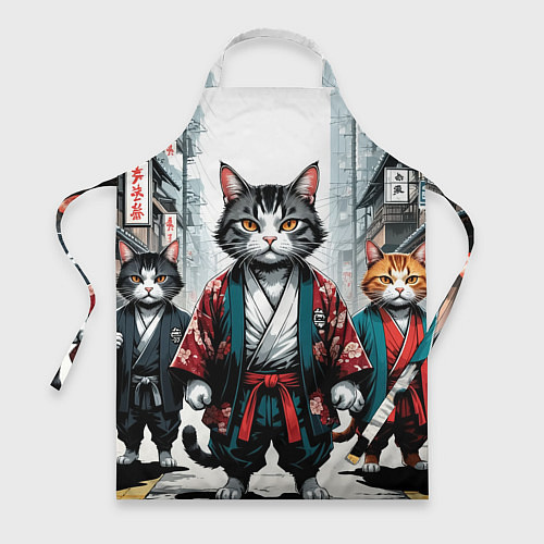 Фартук Коты якудза / 3D-принт – фото 1