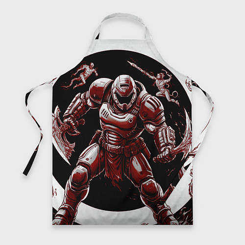 Фартук Doom red guardian / 3D-принт – фото 1
