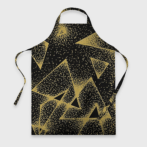 Фартук Triangle yellow with dots / 3D-принт – фото 1