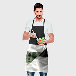 Фартук кулинарный Tank логотип машины, цвет: 3D-принт — фото 2