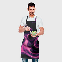 Фартук кулинарный Color pink smoke, цвет: 3D-принт — фото 2