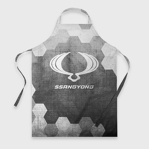 Фартук SsangYong - grey gradient / 3D-принт – фото 1