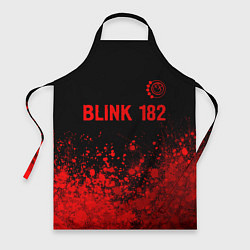 Фартук кулинарный Blink 182 - red gradient посередине, цвет: 3D-принт
