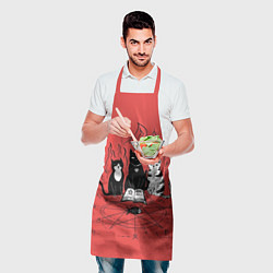 Фартук кулинарный Котики колдуют, цвет: 3D-принт — фото 2