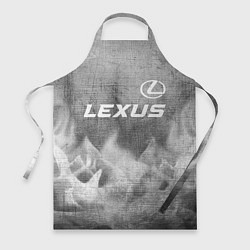 Фартук кулинарный Lexus - grey gradient посередине, цвет: 3D-принт