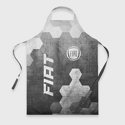 Фартук кулинарный Fiat - grey gradient вертикально, цвет: 3D-принт