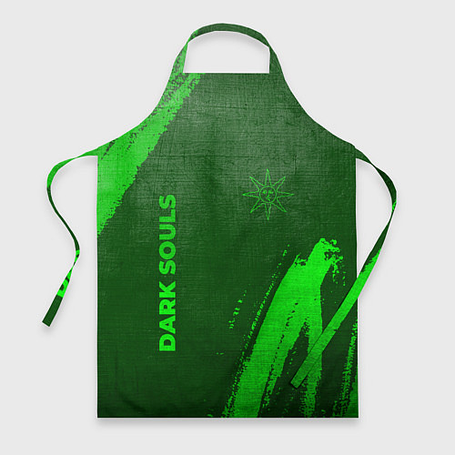 Фартук Dark Souls - green gradient вертикально / 3D-принт – фото 1
