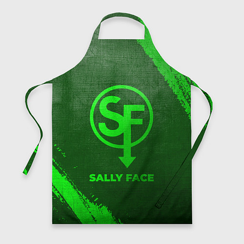 Фартук Sally Face - green gradient / 3D-принт – фото 1