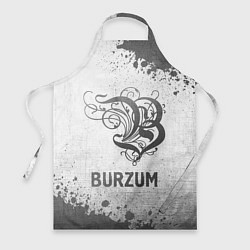 Фартук кулинарный Burzum - white gradient, цвет: 3D-принт