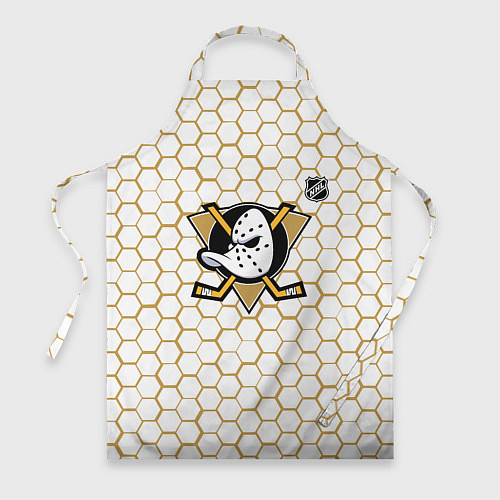 Фартук Анахайм Дакс - белые соты / 3D-принт – фото 1