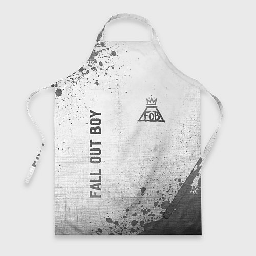 Фартук Fall Out Boy - white gradient вертикально / 3D-принт – фото 1