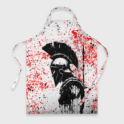 Фартук кулинарный Воин Спарты, цвет: 3D-принт