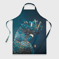 Фартук кулинарный Попугай акварельный - big picture, цвет: 3D-принт