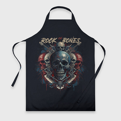 Фартук Rock on Bones / 3D-принт – фото 1