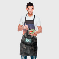 Фартук кулинарный Bones в аниме, цвет: 3D-принт — фото 2