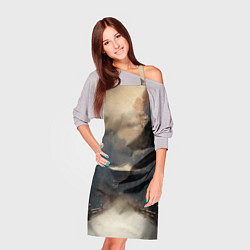 Фартук кулинарный Дорога к Японскому храму, цвет: 3D-принт — фото 2