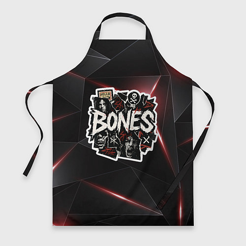 Фартук Bones logo stickers / 3D-принт – фото 1