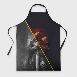 Фартук кулинарный Темный рыцарь в унынье, цвет: 3D-принт