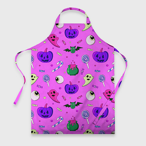 Фартук Halloween pink / 3D-принт – фото 1