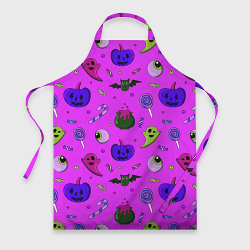 Фартук Halloween pink / 3D-принт – фото 1