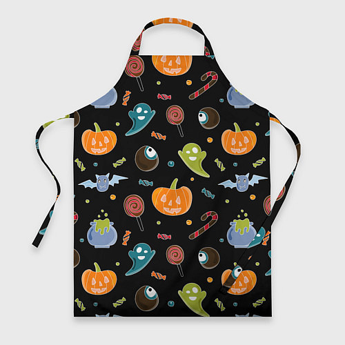 Фартук Halloween black / 3D-принт – фото 1