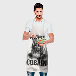 Фартук кулинарный Kurt Cobain - grunge-art, цвет: 3D-принт — фото 2
