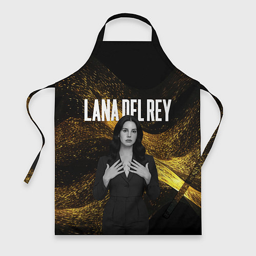 Фартук Lana Del Rey в черном платье / 3D-принт – фото 1