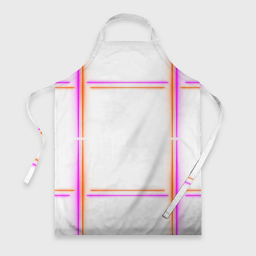 Фартук Neon white orange pink / 3D-принт – фото 1