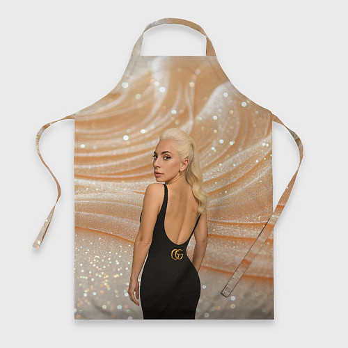 Фартук Леди Гага в черном платье / 3D-принт – фото 1