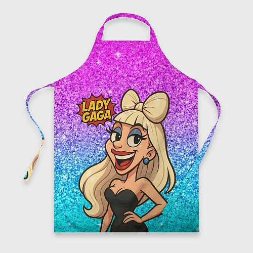 Фартук Леди Гага мультяшная / 3D-принт – фото 1